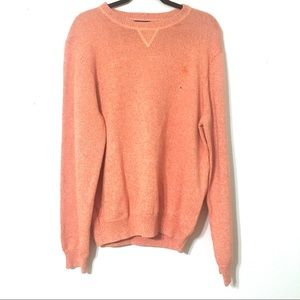 Men’s Brooks Brothers Orange Crewneck Sweater
